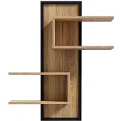 Die Möbelfundgrube Wandboard Mauvella Eiche - schwarz 103 cm - JYTANA