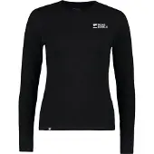 Mons Royale Cascade Merino Base Layer, Skiunterhemd, Damen, schwarz