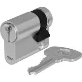 Yale Schliesszylinder 30 x 10 mm Messing Garagentor
