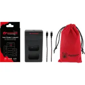 Berenstargh PD Hyper Ladegerät für Sony inkl. USB-C Kabel NP-FW50