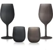 Brunner Set Wassergläser 2 Stück je 35 cl Blacksatin