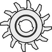 Pramet Ersatzteil ISO PZ 21-10-2R-1.5 Bruttogewicht 3,39g