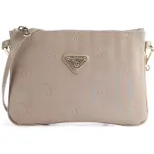 Maison Mollerus Umhängetasche Tamins Crossover Bag Taupe / Gold