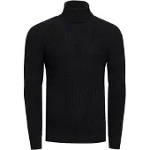 Rusty neal Grobstrick Slim Fit Rollkragen-Pullover