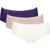 Sloggi Midislip "Basic+ Midi" 3er Pack, perfekter Sitz, besonders weiche Nähte, Cotton-Mix, Multipack