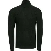 Rusty neal Grobstrick Slim Fit Rollkragen-Pullover