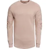 Rusty neal Sweatshirt, mit geripptem Ärmeldesign