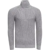 Rusty neal Grobstrick Slim Fit Rollkragen-Pullover