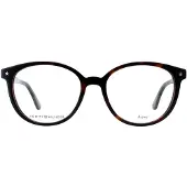 Tommy Hilfiger Runde Damen Dunkle Havanna Brille