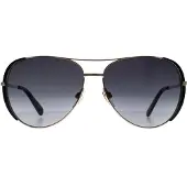 Marc Jacobs Dunkelgraue SF-Linsen-Gold-Sonnenbrille