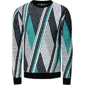 Rusty neal Strickpullover im Colorblock-Design