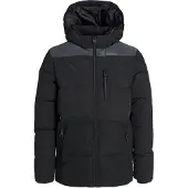 Jack & Jones JUNIOR Herren Jjeowen Reflective Puffer Sn Jnr, Black, Numeric_152