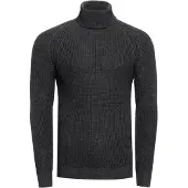 Rusty neal Grobstrick Slim Fit Rollkragen-Pullover