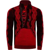 Rusty neal 1/2 Zip Pullover im Kontrast Design