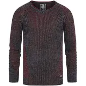 Rusty neal Grobstrick Slim Fit V-Neck-Pullover