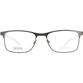 HUGO BOSS Rectangle Mens Matte Brown Brille