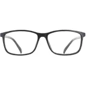 Montana Rectangle Unisex Mattschwarze Brille