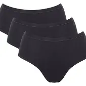 Sloggi Midislip "GO Daily Cotton" Glanz-Effekt Details, weich, Baumwollmix, bequem, elastisch
