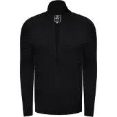 Rusty neal Feinstrick im Biker-Stile Slim Fit Strick-Jacke