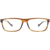 Moncler Rectangular Herren gestreift braun Kristall Gläser