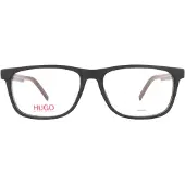HUGO BOSS HG 1005 Herren-Brille inkl. Gläser Vollrand Quadratisch Metall-Gestell 55/18/145, schwarz