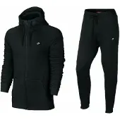 Nike Herren Modern Trainingsanzug Full Set Schwarz