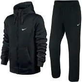 Nike Herren Club Fleece Komplett-Trainingsanzug-Set Schwarz