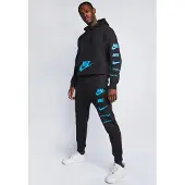 Nike Sportswear Standardausgabe Trainingsanzug mit Kapuze in Schwarz