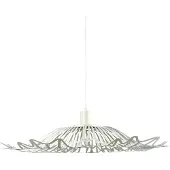 Dyberg Larsen Flora Pendelleuchte Large Pearl White - DybergLarsen , Flora, dimmbar, Weiß, für Wohnzimmer, Metall, Design