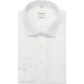 Seidensticker Businesshemd "Schwarze Rose", Herren, Gr. 4XL51, normale Ärmellängen, weiß, 100% Baumwolle, unifarben, comfort fit, 2-Knopf-Manschette, Hemden Businesshemd, Comfort 1/1 Kentkragen Uni
