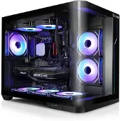 Kiebel.de Gaming PC Curve AMD Ryzen 7 9800X3D, 32GB DDR5, NVIDIA RTX 5060 8 GB, 1TB SSD, Windows 11, Gaming PC
