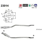 As Katalysator für CHRYSLER 4881124AC 52010542