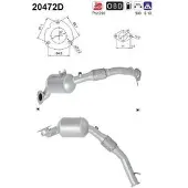 As Katalysator für FORD 1726460 1748463 2168286 20472D
