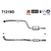 As Katalysator 71219d für MERCEDES-BENZ