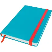 Leitz Notizbuch Cosy, Format A5, 80 karierte Blatt, Hardcover-Einband, FSC-zertifiziert, sanftes Blau