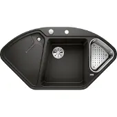 BLANCO Delta II-F Schwarz - 525 868 Granitspüle