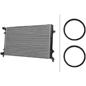 Hella 8MK 366 301-321 Kühler Wasserkühler Motorkühler für VW GOLF VI (5K1) Golf V Schrägheck (1K1) TOURAN (1T1, 1T2) GOLF PLUS (5M1, 521) Eos