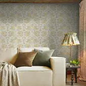 William Morris Vliestapete "Pimpernel Spring Breeze" Motiv glatt Design Tapeten