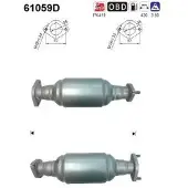 As Katalysator für HYUNDAI 289504X710 61059D