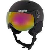 Sinner Skihelm Typhoon Visor Matte Black Black 25-L