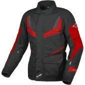 Macna Rancher Dames Schwarz Rot s Textile Waterproof Ladies Jacke Größe XS