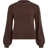 Vila Ril Balloon Rollkragenpullover