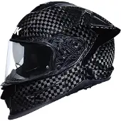 SMK-Link SMK TITAN CARBON SOLID Integralhelm XS in grau/schwarz