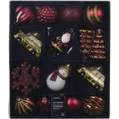Décoris Figuren plc d8 cm multi ass 25pcs Weihnachten (multi)