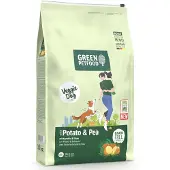 Green Petfood VeggieDog Trockenfutter mit Kartoffel und Erbse getreidefrei adulte Hunde 2x10kg