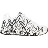 SKECHERS Uno-Spread The Love 155507-WBGY, Sneaker, Damen, Weiß