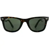 Ray-Ban - Lifestyle-Sonnenbrillen - Original Wayfarer Classic Polished Tortoise G-15 Green - Braun
