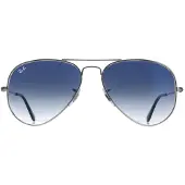 Ray-Ban AVIATOR GRADIENT, Erwachsener, Männlich, Pilot, Vollrand, Silber, Silber