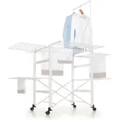 Foppapedretti SuperGulliver, Wäscheständer, Aluminium, Nylon, Kunststoff, Aluminium, Schwarz, Weiß, 35 m, 25 kg, 1740 mm