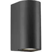 Nordlux Up & Downlighter Asbol schwarz abgerundet